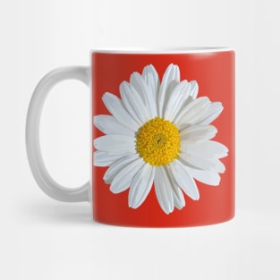 Marguerite on red Mug